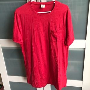 Men’s Classic Red Hollister Pocket Tee